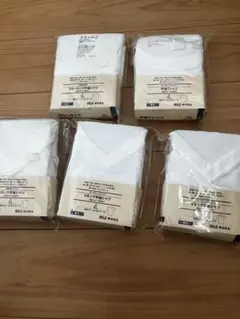 MUJI 半袖VネックTシャツ XL 5枚セット