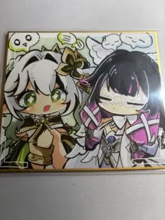 原神 ナヒーダ 少女 コロンビーナ 色紙イラスト ファンアート