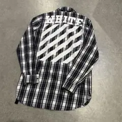 OFF-WHITE Cotton Check Shirt size L