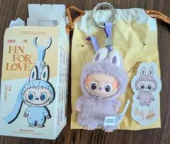 【イニシャルM】PIN FOR LOVE ぬいぐるみキーホルダー