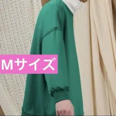 ✨新品 THE SHOP TK スウェット グリーン M シンプル トレーナー