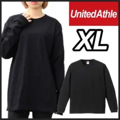 ユナイテッドアスレ 新品未使用 5.6oz 無地 長袖Tシャツ ロンT 黒 XL