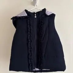 mezzo piano L ネイビー ダウンベスト