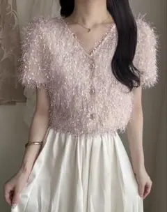 【新品】GRL グレイル シャギークロップド丈カーディガン[ac2379]