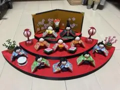 さらに値下！即納○新品！47幅 ちりめん ひな人形 10人揃い 雛人形