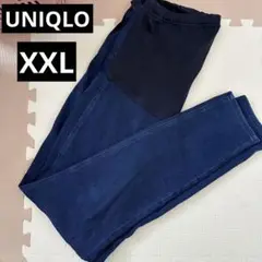 マタニティ レギンスパンツ デニム ユニクロ XXLサイズ 大きいサイズ