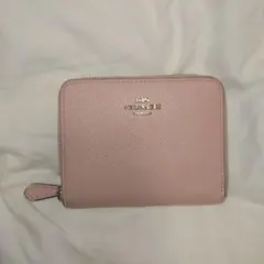 COACH ピンク 二つ折り財布