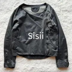 sisii シシ レザー ジャケット 革ジャン ライダース 本革 y2k 洗える
