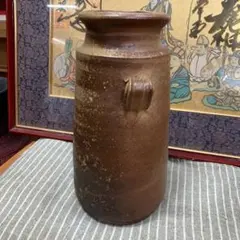 備前焼安井徹作花入れです只今17日迄最終お値下げ致しました❣️