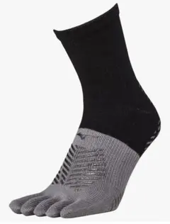 ミズノ　ゼログライド ショートソックス 5本指 グリップ 27-29cm