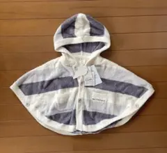 ❮新品タグ付き❯gelato pique ジェラートピケベビーポンチョ80-90