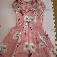 d*7様 Blumarine フレンチノースリーブ ワンピース 花柄 - メルカリ