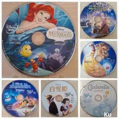 ディズニー【未使用】　リトルマーメイド・他5セット(DVD )のみ❗