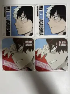 ヒロアカ　原画展　アートコースター 轟焦凍　2種