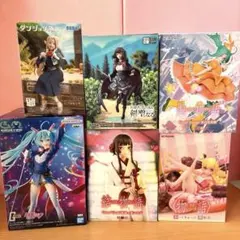 プライズフィギュアまとめ売り　６点　ダンボール発送