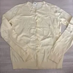 ユニクロ カーディガン 黄色 イエロー M
