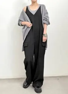 アパルトモン Cargo Cami All in One オールインワン 黒