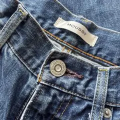 【美品】MOUSSY ストレートデニム インディゴブルー25/Sサイズのサムネイル