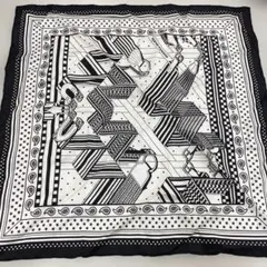 マ*ー様 HERMES エルメス スカーフ カレH65 カレ ユニセックス メン