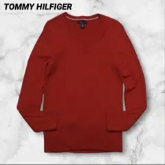 【美品】海外輸入品TOMMY HILFIGER 薄手　コットンケーブルニットXL