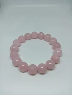 78．天然石ローズクォーツ　パワーストーンブレスレット