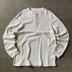 SUNSPELL ヘンリーネック長袖Tシャツ L アイボリー - メルカリ