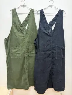 ２色セット　しまむら colopuca コーデュロイジャンパースカート　4L