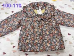 ☆新品Samansa Mos2 Lagom花柄中綿ジャケット☆100-110