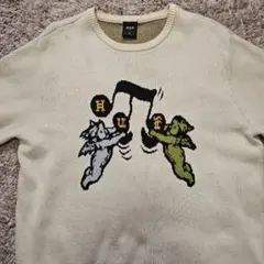 HUF キャラクターグラフィック ニット Mサイズのサムネイル