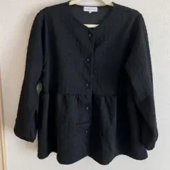 【美品】アベイル　キルティングジャケットL　黒