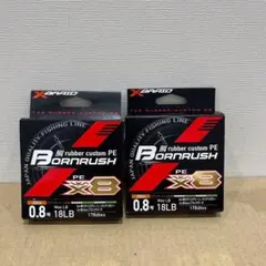 13A1143XBRAID BORNRUSHボーンラッシュ PE X8 0.8号 - メルカリ