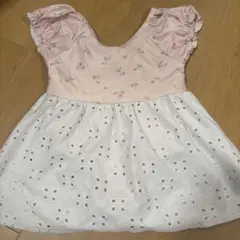 ワンピース水着 ピンク 100
