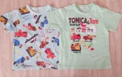 SLAP SLIP トミカとトム Tシャツ 2枚セット　100cm