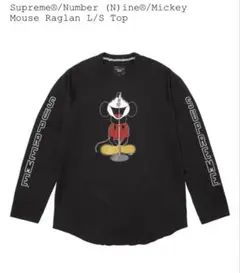 Supreme Number Nine Mickey Mouse Raglan