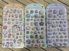 コットンパフィーシール　スヌーピー　サンリオ　シナモロール