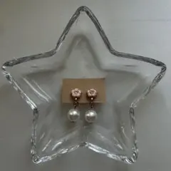 MARY QUANT ラメエポビジューデイジー イヤリング