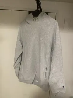 Champion グレー フード付きパーカー