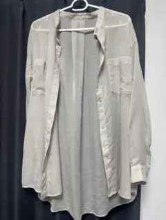 INGNIベージュ 長袖シャツ Mサイズ