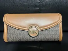 Michael Kors 長財布 ベージュ/ブラウン