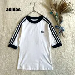 新品未使用 アディダス アディカラー スリーストライプス ラグランTシャツ