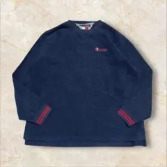 k*8様 90S TOMMY HILFIGER リブライン 厚手フリースプルオー