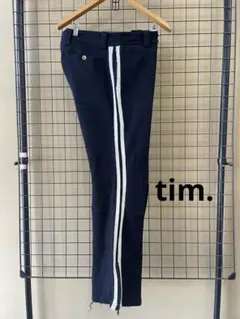 tim. ティム サイドライン ストレッチ ジャージパンツ スラックスのサムネイル