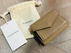 MYWEAKNESS 三つ折り財布　モカ 中古・古着通販】MYWEAKNESS (マイウィークネス) 3つ折り財布 ベージュ