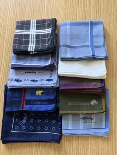 紳士用ハンカチ10点セット　ブランドあり