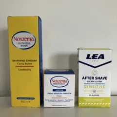 アフターシェーブ　シェービングクリーム　LEA Noxzema 両刃カミソリのサムネイル