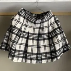 レピピアルマリオ チェックスカート 秋服