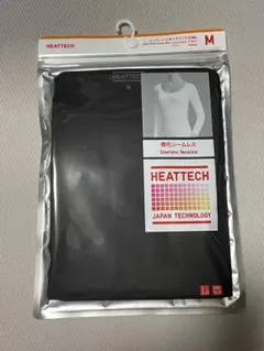 UNIQLO ヒートテックUネックT（八分袖）ブラック　M