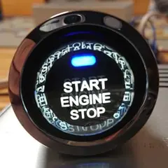 LED打ち替え済 トヨタ/スバル プッシュスタートスイッチ クリスタルホワイトのサムネイル