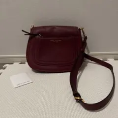 MARC JACOBS ショルダーバッグ レザー 赤 ワインレッド