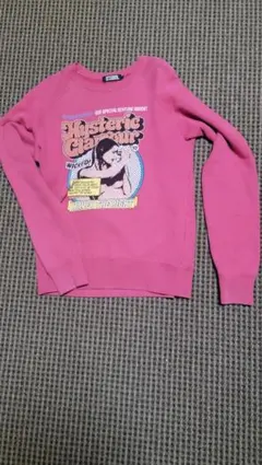 HYSTERIC GLAMOUR ピンク トレーナー　ヒステリックグラマー